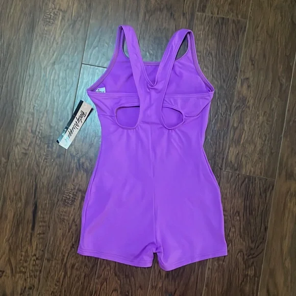 NWT - Body Wrappers Biketard (multiple sizes) purple - Picture 6 of 7